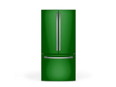 Rwraps Gloss Metallic Dark Green DIY Built-In Refrigerator Wraps