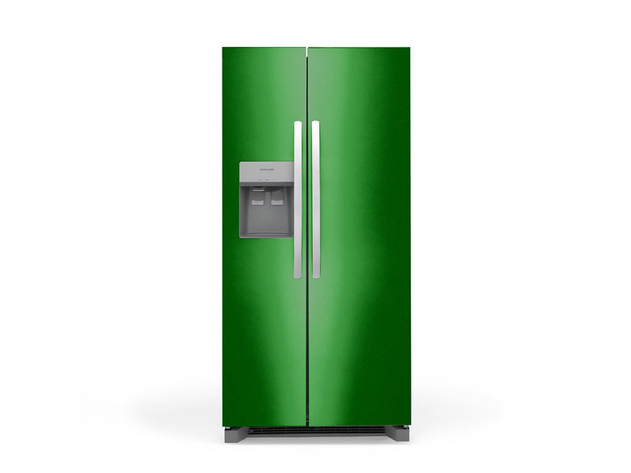 Rwraps™ Gloss Metallic Dark Green Refrigerator Wraps