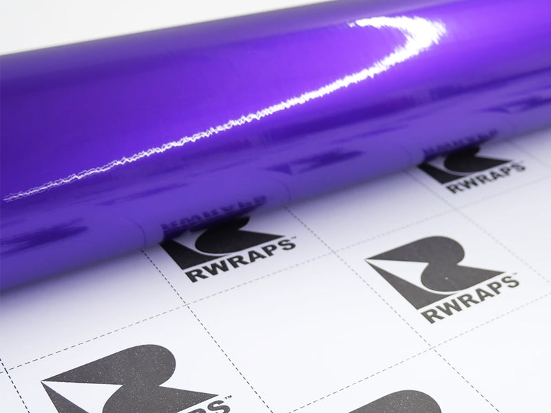 Rwraps Gloss Metallic Dark Purple Vinyl~Rwraps Gloss Metallic Dark Purple Roll~1