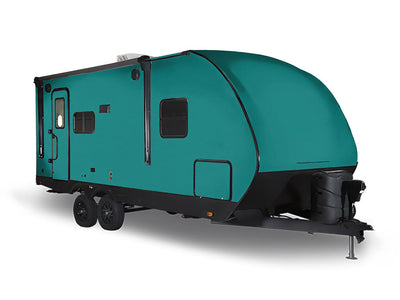 Rwraps Gloss Metallic Emerald Green Travel Trailer Wraps