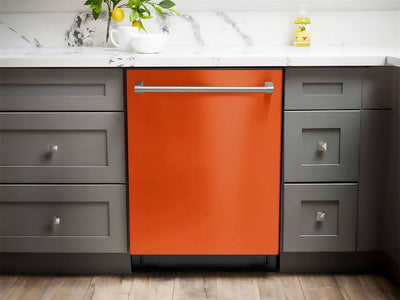 Rwraps™ Gloss Metallic Fire Orange Dishwasher Wraps