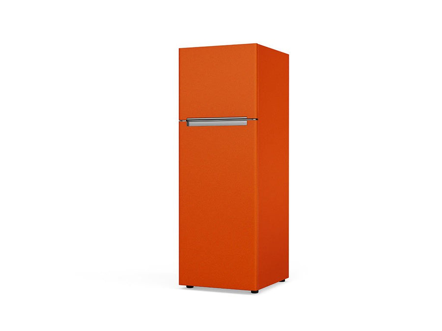 Rwraps Gloss Metallic Fire Orange Custom Refrigerators