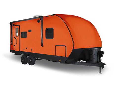 Rwraps Gloss Metallic Fire Orange Travel Trailer Wraps