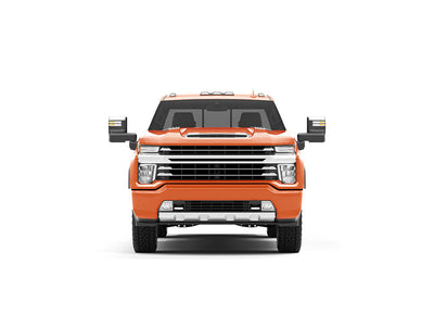 Rwraps Gloss Metallic Fire Orange DIY Truck Wraps