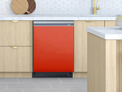 Rwraps™ Gloss Metallic Fire Red Custom Dishwasher Cover