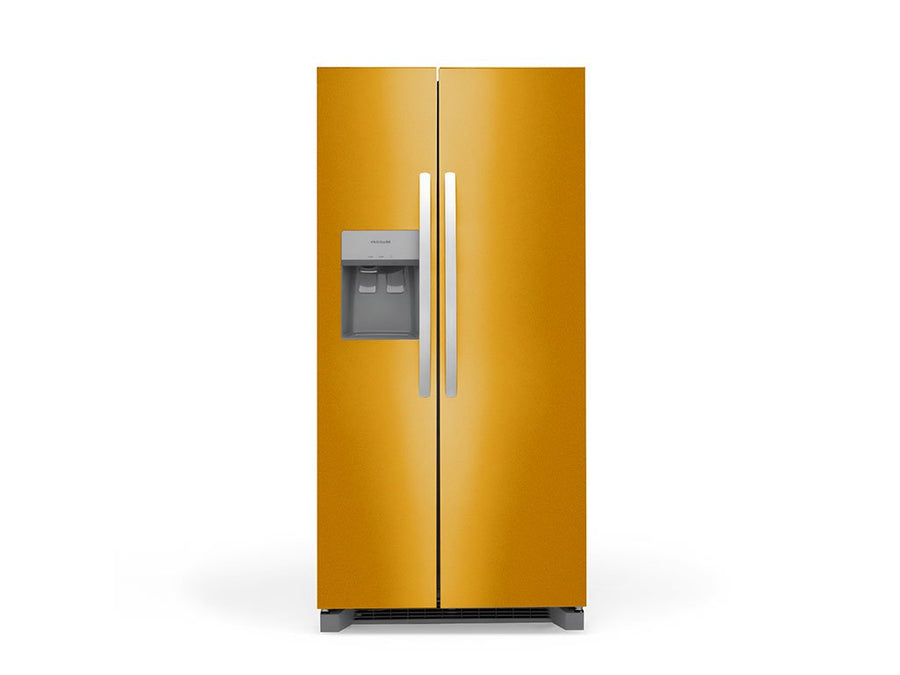 Rwraps™ Gloss Metallic Gold Refrigerator Wraps