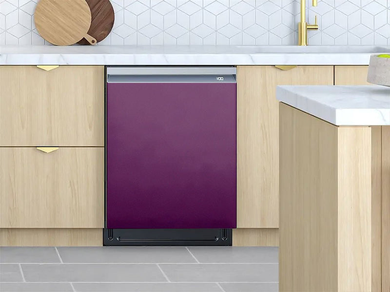 Rwraps™ Gloss Metallic Grape Custom Dishwasher Cover