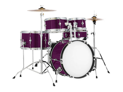 Rwraps™ Gloss Metallic Grape Drum Wraps