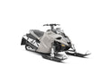 Rwraps™ Gloss Metallic Gray Vinyl Snowmobile Wrap