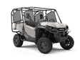 Rwraps™ Gloss Metallic Gray Vinyl UTV Wrap