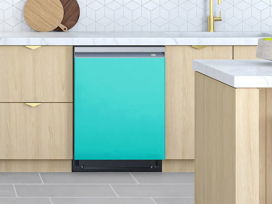Rwraps™ Gloss Metallic Lake Blue Custom Dishwasher Cover