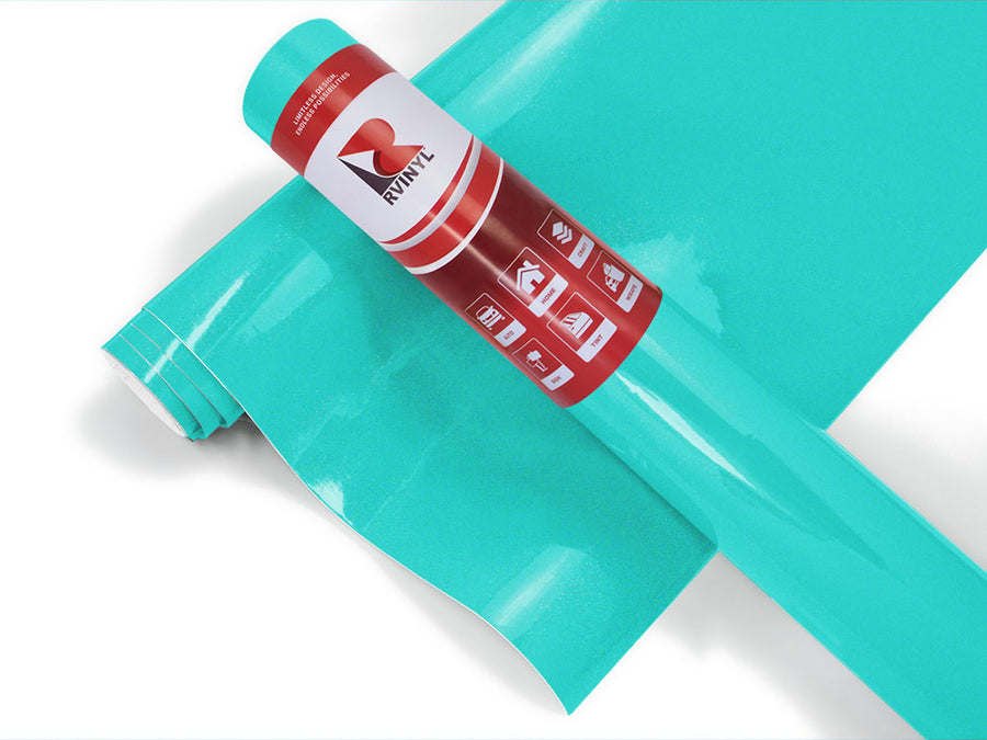 Rwraps Gloss Metallic Lake Blue Vehicle Wrap Color Film