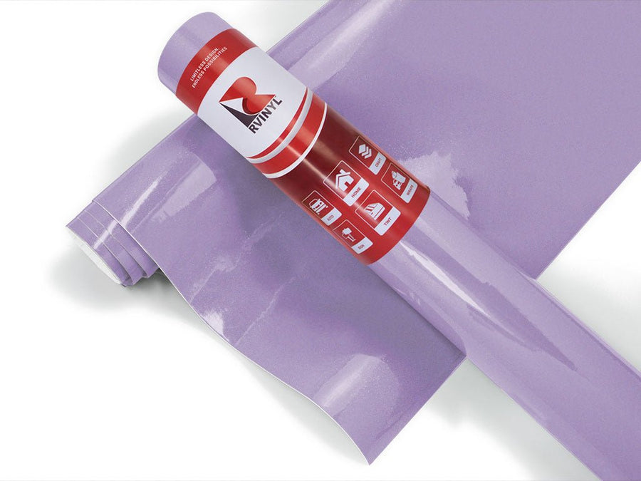 Rwraps Gloss Metallic Light Purple Kitchen Cabinet Wrap Color Film
