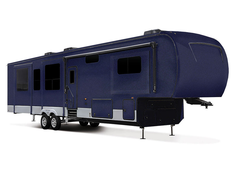 Rwraps Gloss Metallic Midnight Blue Do-It-Yourself 5th Wheel Travel Trailer Wraps