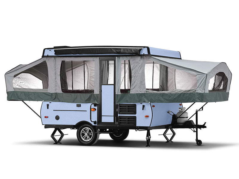 Rwraps Gloss Metallic Mist Blue DIY Truck Camper Wraps