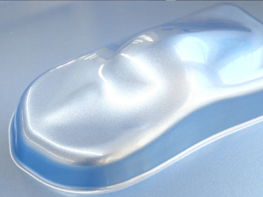 Gloss Metallic Mist Blue Car Wrap