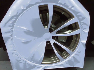 Rwraps™ Gloss Metallic Mist Blue Custom Wheel Installation Process