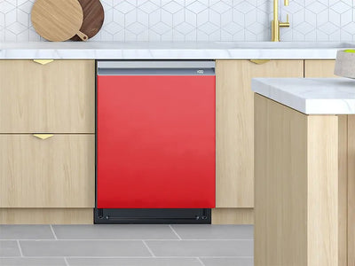 Rwraps™ Gloss Metallic Red Custom Dishwasher Cover