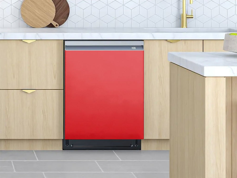 Rwraps™ Gloss Metallic Red Custom Dishwasher Cover
