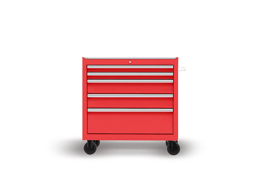 Rwraps Gloss Metallic Red DIY Tool Cabinet Wraps