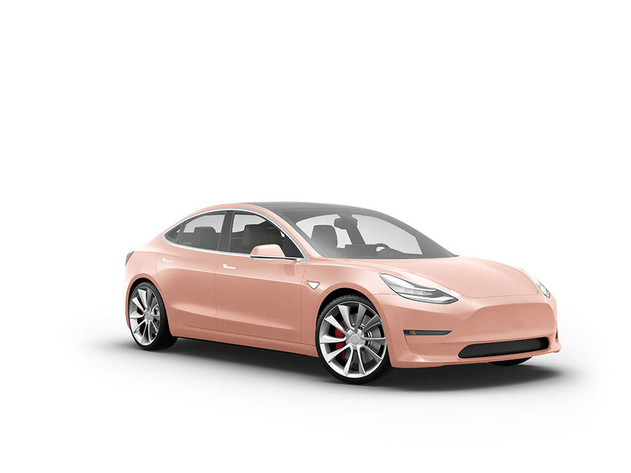 Rwraps Gloss Metallic Rose Gold Car Wraps