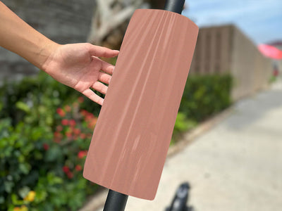 Rwraps Gloss Metallic Rose Gold Do-It-Yourself E-Scooter Wraps