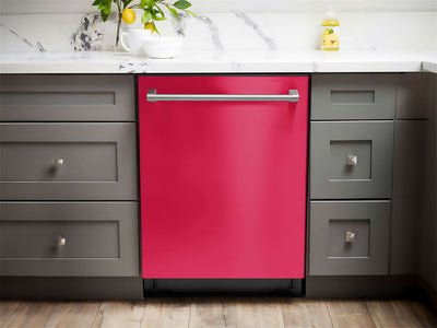 Rwraps™ Gloss Metallic Rose Red Dishwasher Wraps