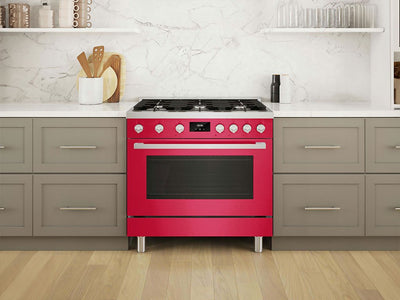 Rwraps™ Gloss Metallic Rose Red Oven Wraps