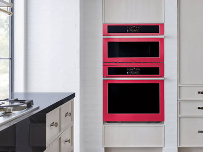 Rwraps Gloss Metallic Rose Red DIY Built-In Oven Wraps