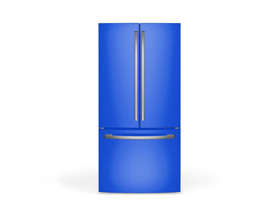 Rwraps Gloss Metallic Sapphire DIY Built-In Refrigerator Wraps