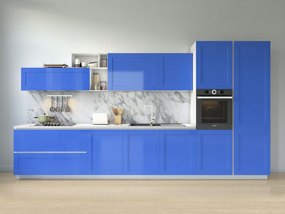 Rwraps™ Gloss Metallic Sapphire Kitchen Cabinet Wraps