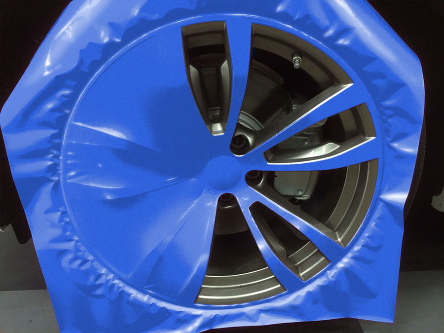 Rwraps™ Gloss Metallic Sapphire Custom Wheel Installation Process