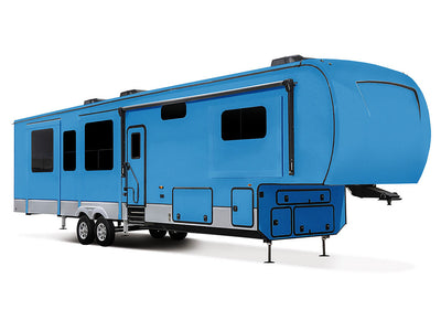 Rwraps Gloss Metallic Sea Blue RV Vinyl Wraps