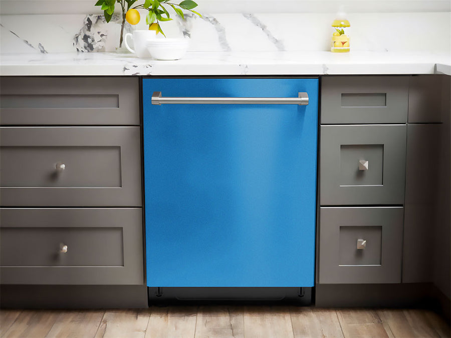 Rwraps™ Gloss Metallic Sea Blue Dishwasher Wraps