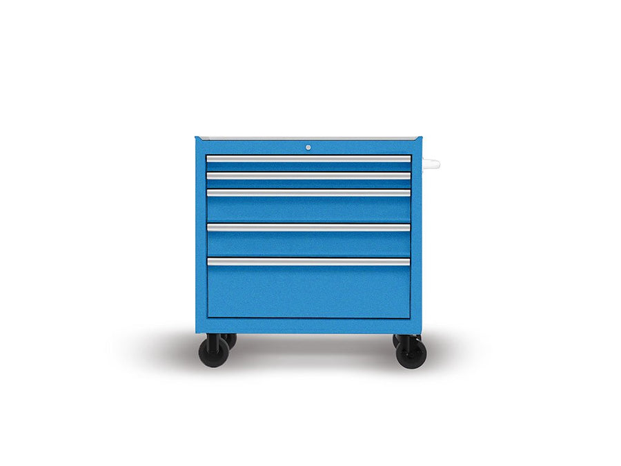 Rwraps Gloss Metallic Sea Blue DIY Tool Cabinet Wraps