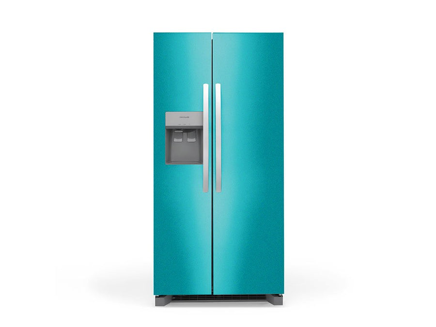 Rwraps™ Gloss Metallic Sea Green Refrigerator Wraps