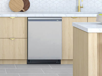 Rwraps™ Gloss Metallic Silver Custom Dishwasher Cover