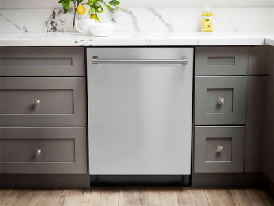 Rwraps™ Gloss Metallic Silver Dishwasher Wraps