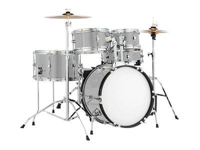 Rwraps™ Gloss Metallic Silver Drum Wraps