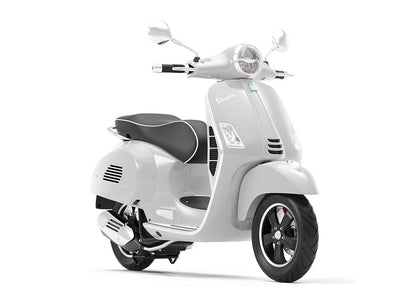 Rwraps™ Gloss Metallic Silver Vinyl Scooter Wrap