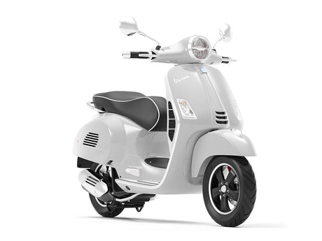 Rwraps™ Gloss Metallic Silver Vinyl Scooter Wrap