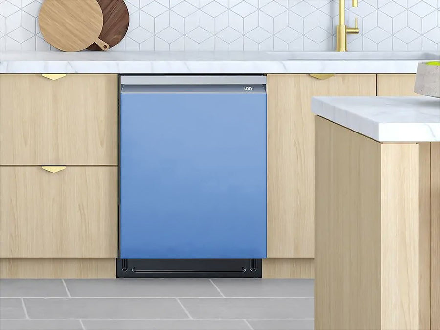Rwraps™ Gloss Metallic Sky Blue Custom Dishwasher Cover