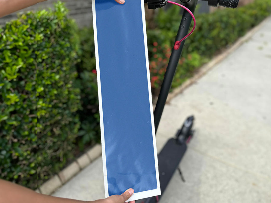 Rwraps Gloss Metallic Sky Blue DIY Electric Scooter Wraps