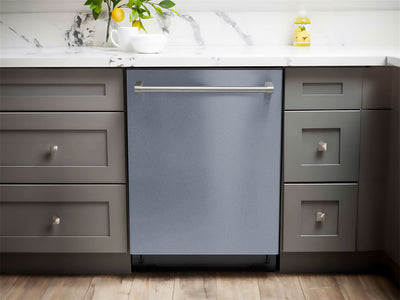 Rwraps™ Gloss Metallic Titanium Gray Dishwasher Wraps