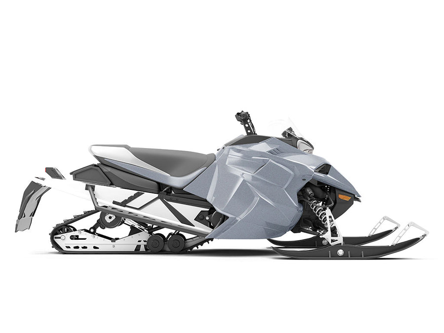 Rwraps Gloss Metallic Titanium Gray Do-It-Yourself Snowmobile Wraps
