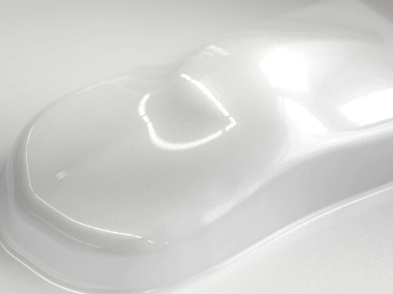 Rwraps Gloss Metallic White Film~Rwraps Gloss Metallic White Vehicle Wrap~1