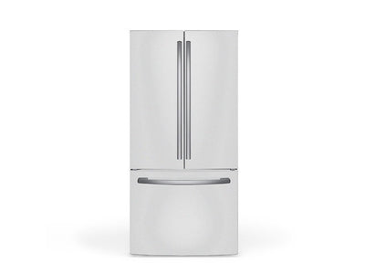 Rwraps Gloss Metallic White DIY Built-In Refrigerator Wraps