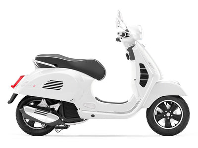 Rwraps Gloss Metallic White Do-It-Yourself Scooter Wraps