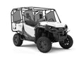 Rwraps Gloss Metallic White Utility Task Vehicle Wraps