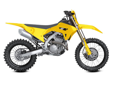 Rwraps Gloss Metallic Yellow Do-It-Yourself Dirt Bike Wraps